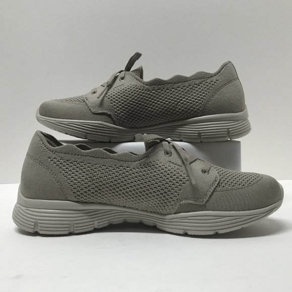 Skechers Washable Knit Slip-On Shoes - Seager in Taupe - Picture 7 of 16